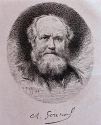Portrét Charlese Gounoda (kresba