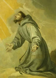 Svatý František přijímá stigmata,