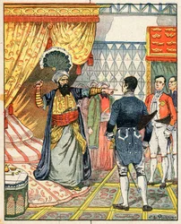 Dey z Alžíru, Hussein ibn El Hussein udeří francouzského velvyslance M. Devala ventilátorem