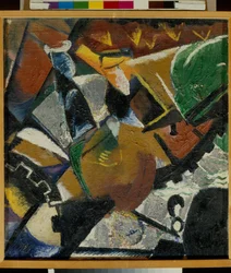 "Složení"" Malba Viktora Palmova (1888-1929) - 1921 - Olej na plátně - Státní ruské muzeum, Petrohrad