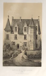 Malebná architektura aneb památky 15. století. A XVI. Století: Francouzské zámky XV a XVI Století: Pl. 57, Château De La Poissonnière (Sarthe)