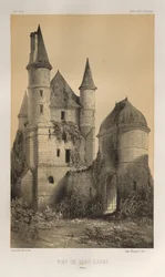Malebná architektura aneb památky 15. století. A XVI. Století: Francouzské zámky XV a XVI Století: Pl. 82, léno Sart-l