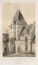 Malebná architektura aneb památky 15. století. A XVI. Století: Hrady Francie XV a XVI Století: Pl. 93, Château de Cramesnil (Calvados)