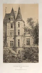 Malebná architektura aneb památky 15. století. A XVI. Století: Zámky Francie XV a XVI. Století: Pl. 29, Chateau De La Bouverie (Sarthe)