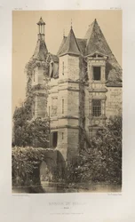 ...pl. 78, Manor of Belvau Corrèze, 1860.