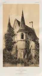 ...pl. 98, Manor of Ansac Corrèze, 1860.
