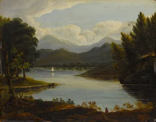 Hudson River Scéna, 1830-50.