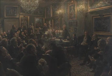 Zasedání akademické rady v Charlottenborgu v roce 1904