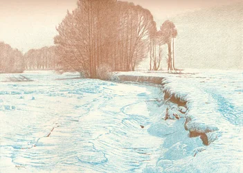 Zima na březích Garamu, 1909