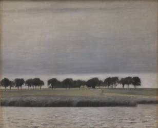 Předběžná studie pro Solregn. Jezero Gentofte, 1903.