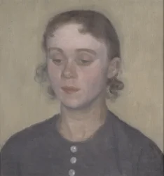 Umělcova žena, Ida Hammershøi, rozená Ilsted