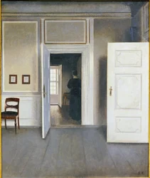 Žena v interiéru, Strandgrade 30, 1901