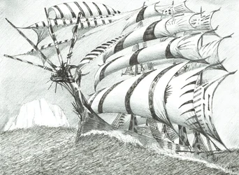Storm Creators Cosmonauts Sea, 2017, (inkoust na papíře)