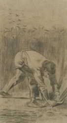 The Reaper after Millet, 1880.