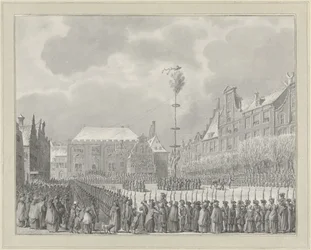Zrušení městského vlastnictví na náměstí Grote Markt v Haarlemu, 1795