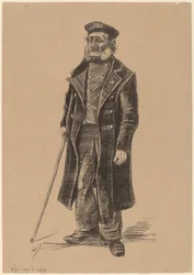 Obyvatelé chudobince, stojící