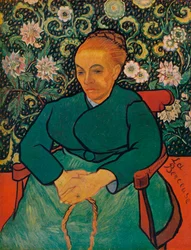 La Berceuse Portrét Madame Roulin, 1889