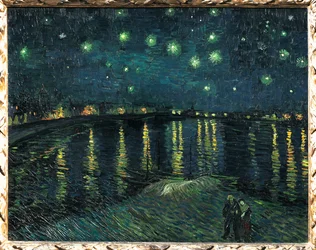 La nuit etoilee - Hvězdná noc, Arles 1888 (malba na plátně)