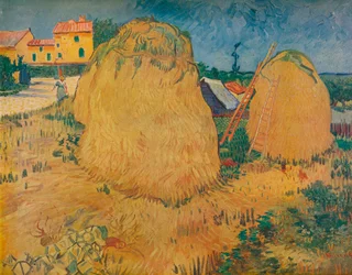 Mlýnské kameny v Provence, 1888