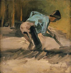 Muž v práci, kolem roku 1883