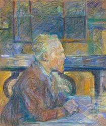 Portrét Vincenta van Gogha (1853-1890) par Toulouse-Lautrec, Henri, de (1864-1901)