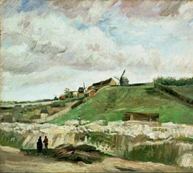 Lom na Montmartru (malba na plátně)