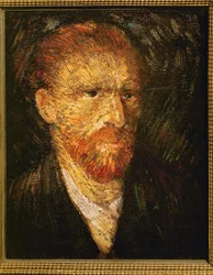 Van Gogh, autoportrét, asi 1887 (olej na plátně)