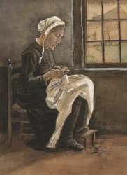 Žena šije