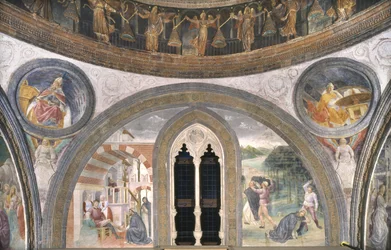 Scény jako svatého Petra mučedníka, 1466-68