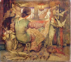 Penelope (akvarel na papíře)