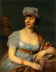 „Portrét neznámé ženy s čelenkou“, 1812, 1965.