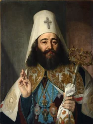 Portrét katolikos-patriarchy celé Gruzie Anton II