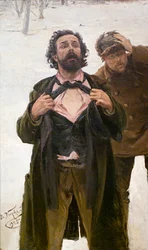 Studie k obrazu Krvavá neděle, 22. ledna 1905, 1905
