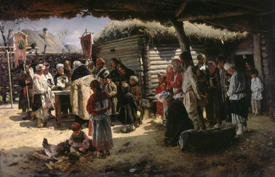 Velikonoční modlitba, 1887-1888.