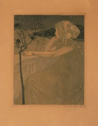 Meditace na balkóně, 1899-1900.
