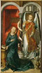 Zvěstování (malba na dřevě)