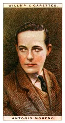 Antonio Moreno 1887-1967, španělský herec, 1928.
