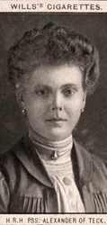 H.R.H., PSS. Alexandr z Tecku, 1908.