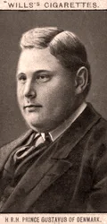 H.R.H princ Gustav z Dánska, 1908.