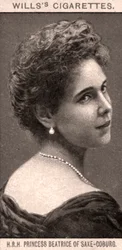 H.R.H princezna Beatrice Saxe-Coburg, 1908.