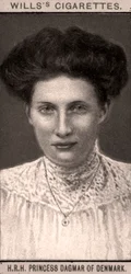 H.R.H princezna Dagmar Dánská, 1908.