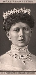 H.R.H princezna Frederick Charles z Hesenska, 1908.