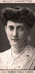 H.R.H princezna Thyra z Dánska, 1908.