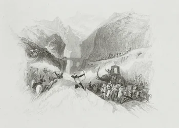 Hannibal (247-183 př. n. l.) Průjezd Alpami
