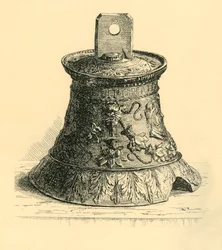 Bronzový ruční zvon, c1530-c1570, 1881.