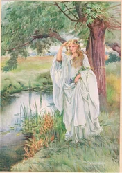Ofélie, z „Hamleta“ od Williama Shakespeara, vydání vydané nakladatelstvím Hodder und Stoughton v roce 1915