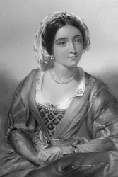 Eleonora Kastilská 1244-1290, královna choť krále Edwarda I., 1851.