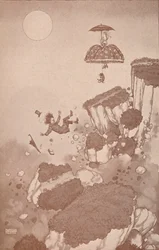Jak vynálezce letadla poprvé dostal nápad při sesuvu půdy, c1918 1919