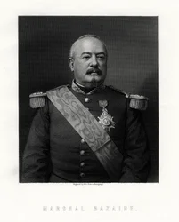 Achille Francois Bazaine, maršál Francie, 19. století.