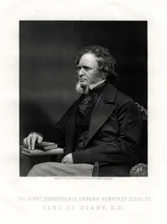 Edward Geoffrey Smith-Stanley, 14. hrabě z Derby, britský státník, c1850-1899.